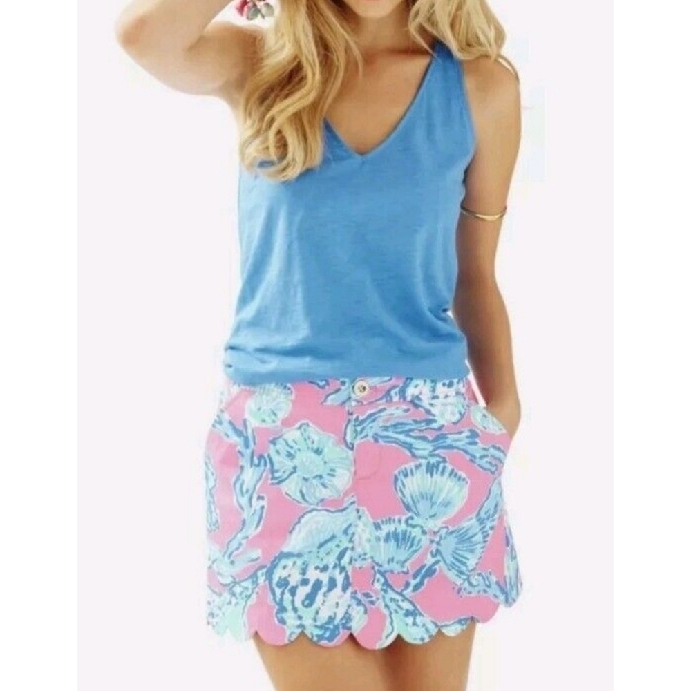 Lilly Pulitzer Collette Scalloped Skort